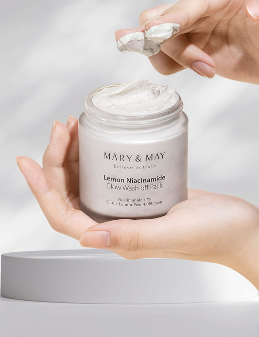 MARY&MAY – LEMON NIACINAMIDE GLOW WASH OFF PACK