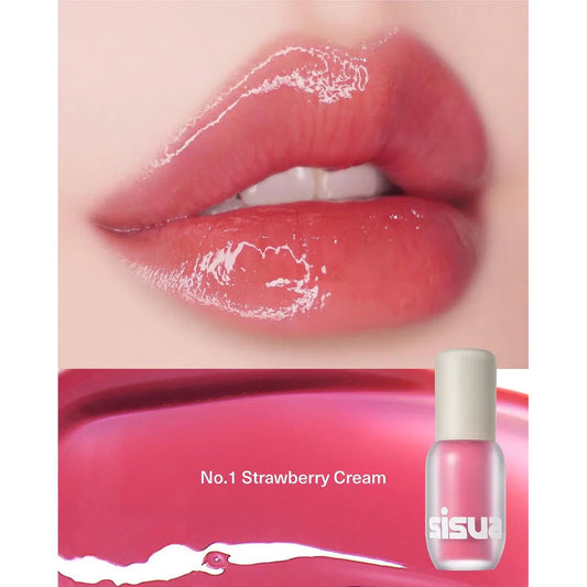 UNLEASHIA Popcorn Syrup Lip Plumper No.1 Strawberry Cream