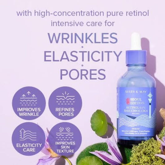 Mary & May – Retinol 0.1% Bakuchiol Cica Serum