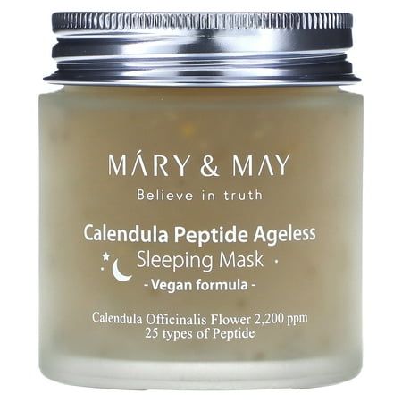 MARY&MAY – CALENDULA PEPTIDE AGELESS SLEEPING MASK