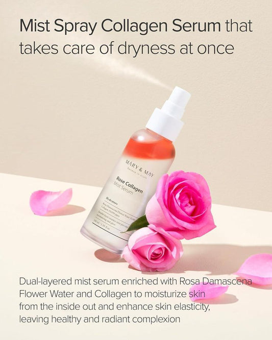 MARY&MAY – ROSE COLLAGEN MIST SERUM