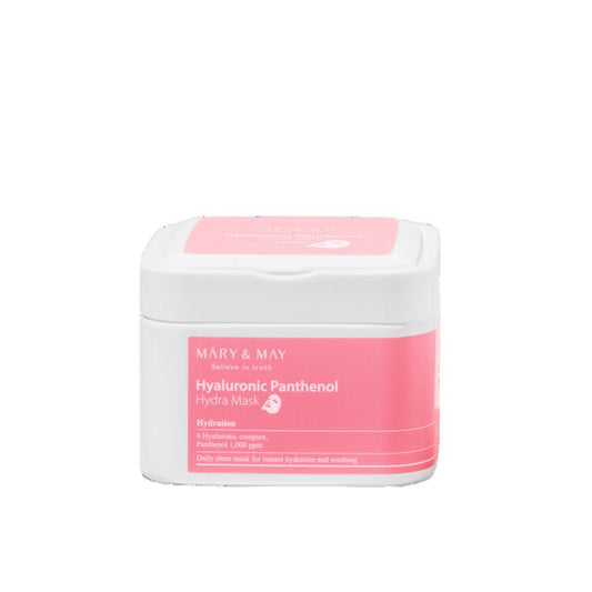 Mary & May – Hyaluronic Panthenol Hydra Mask – 30pc
