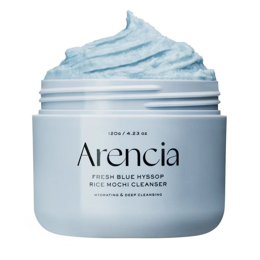 Arencia Fresh Blue Hyssop Rice Mochi Cleanser