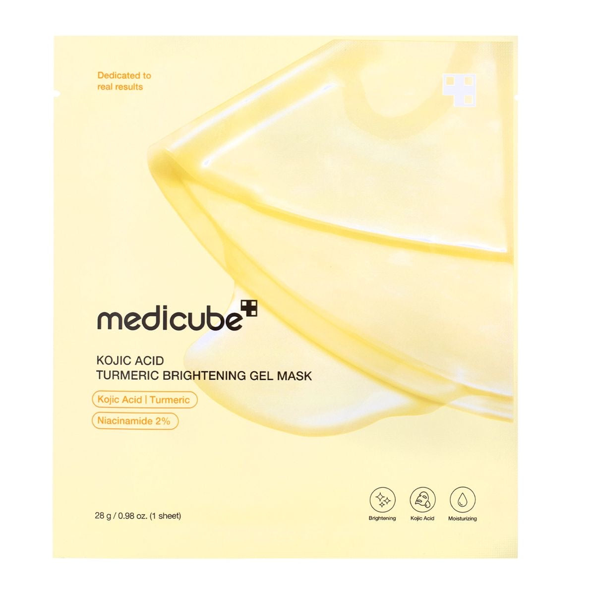 Medicube - KOJIC ACID TURMERIC BRIGHTENING GEL MASK