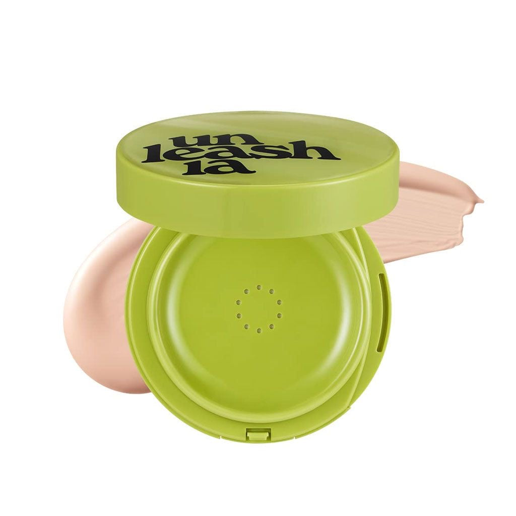 UNLEASHIA SATIN WEAR HEALTHY-GREEN CUSHION 18C SEA SHELL