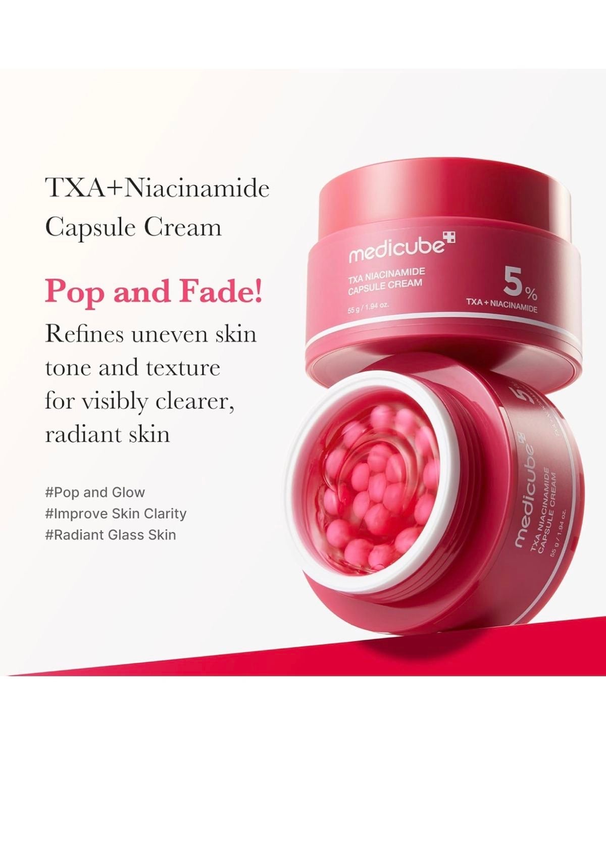 MEDICUBE – CAPSULE CREAM TXA + NIACINAMIDE