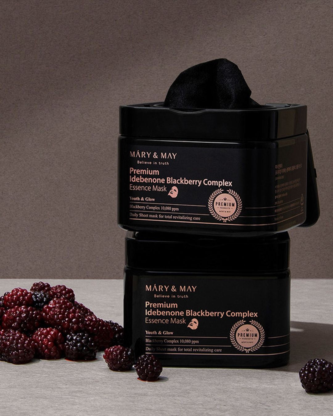 MARY&MAY – PREMIUM IDEBENON BLACKBERRY COMPLEX AMPOULE MASK