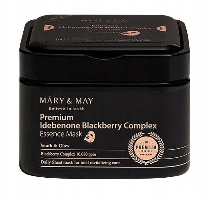 MARY&MAY – PREMIUM IDEBENON BLACKBERRY COMPLEX AMPOULE MASK